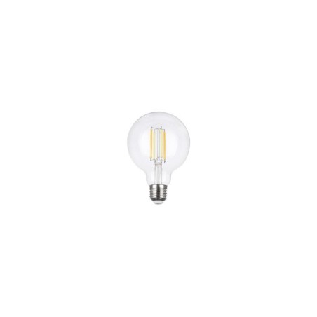 Ampoule connectée led clair globe 95 mm E27 806 Lm variation de blancs
