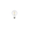 Ampoule connectée led clair globe 95 mm E27 806 Lm variation de blancs