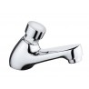 Robinet de lave-mains eau froide chrome temporise