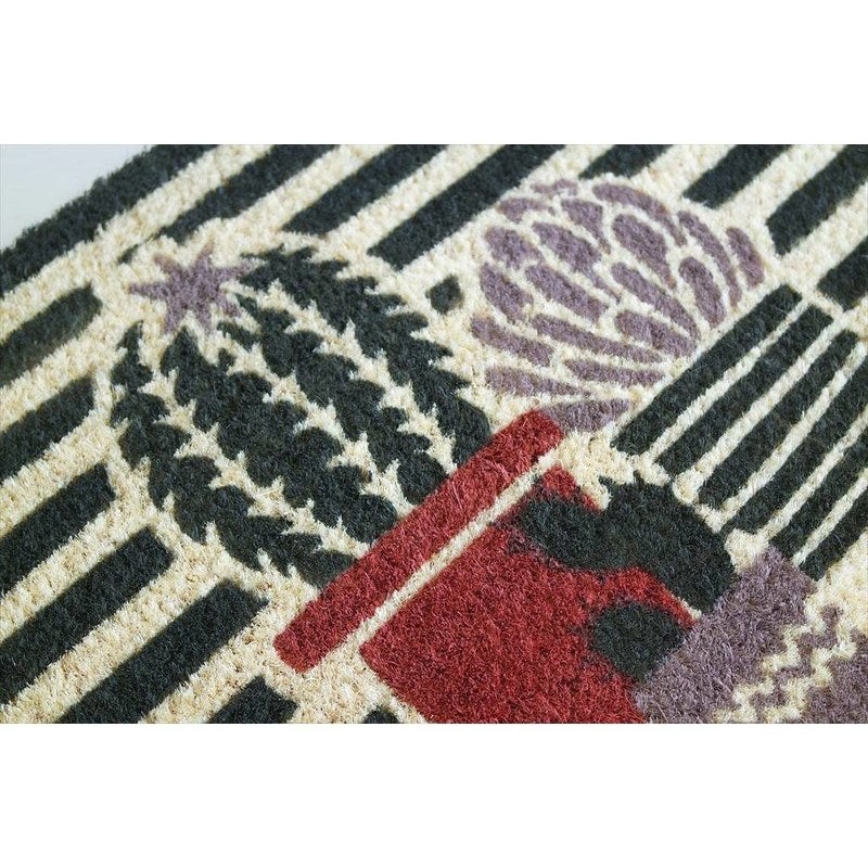 Paillasson coco multicouleur l.40 cm x L.60 cm -  - meilleure qualité