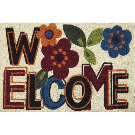 Paillasson coco multicouleur l.40 cm x L.60 cm -  - meilleure qualité