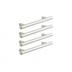 Lot de 4poignée Sara 128mmnickel brossé