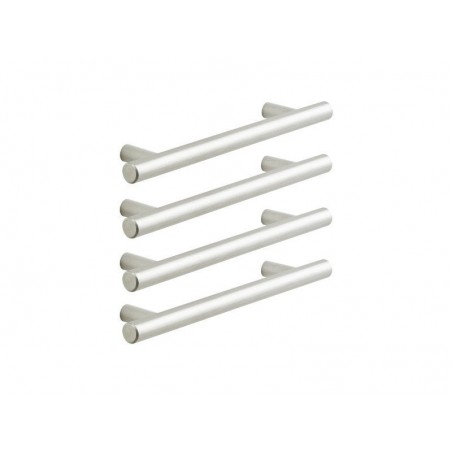 Lot de 4poignée Sara 128mmnickel brossé