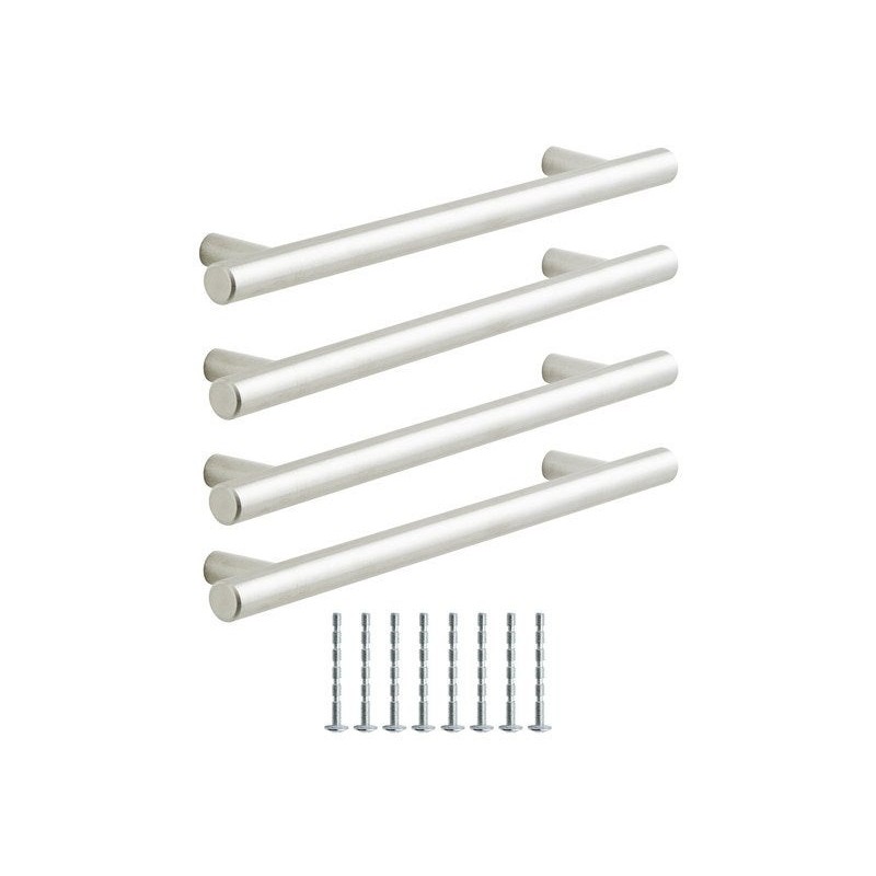 Poignée Sara 160mmnickel brossé Lot de 4 INSPIRE