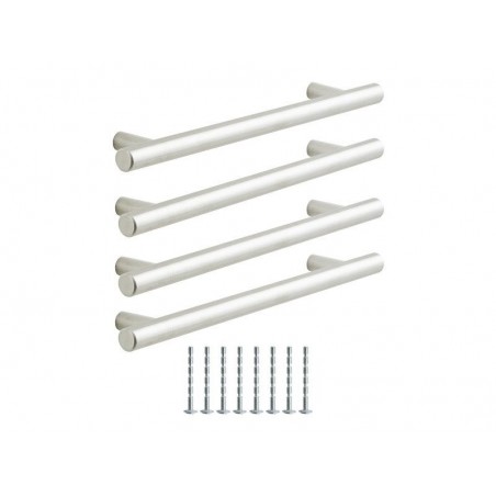 Poignée Sara 160mmnickel brossé Lot de 4 INSPIRE