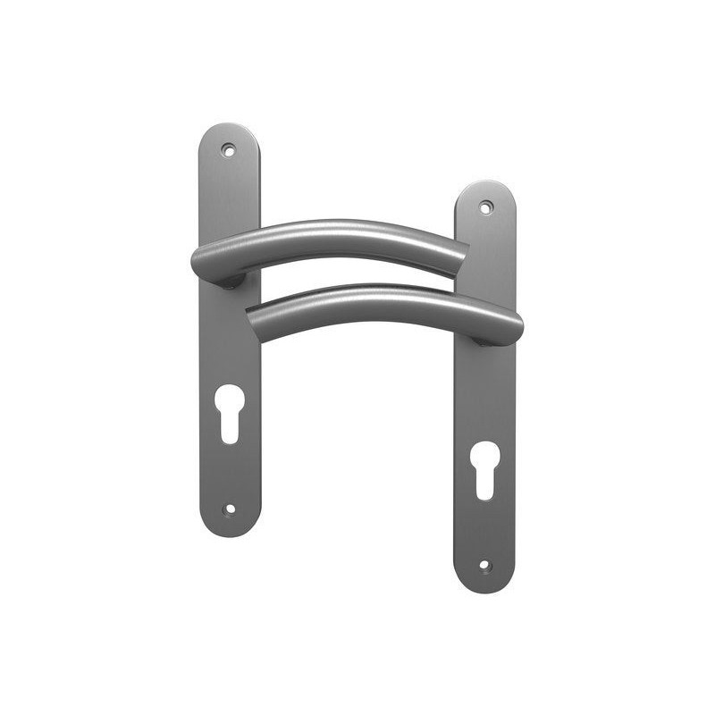 Poignée 2 trou de cylindreinox entraxe 195mm