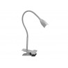 Lampe de bureau à  pincedesignmétal argent 420 lm Gao