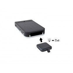 Applique solaire et rechargeable Waiki booster 900 Lumen anthracite