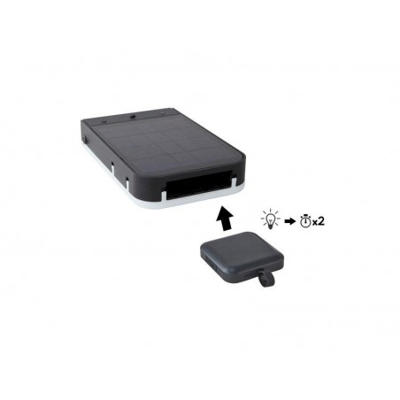 Applique solaire et rechargeable Waiki booster 900 Lumen anthracite