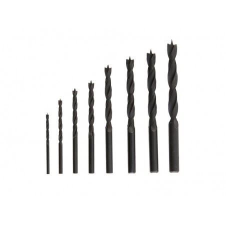 Coffret de 8 forêts bois diam. 3 à  10mm 1er prix