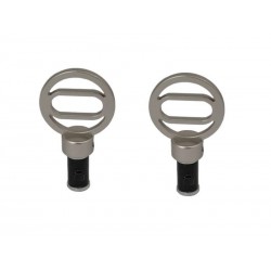 2 embouts pour barre de vitrage  Diam.10 mm  gris -  - meilleure qualité