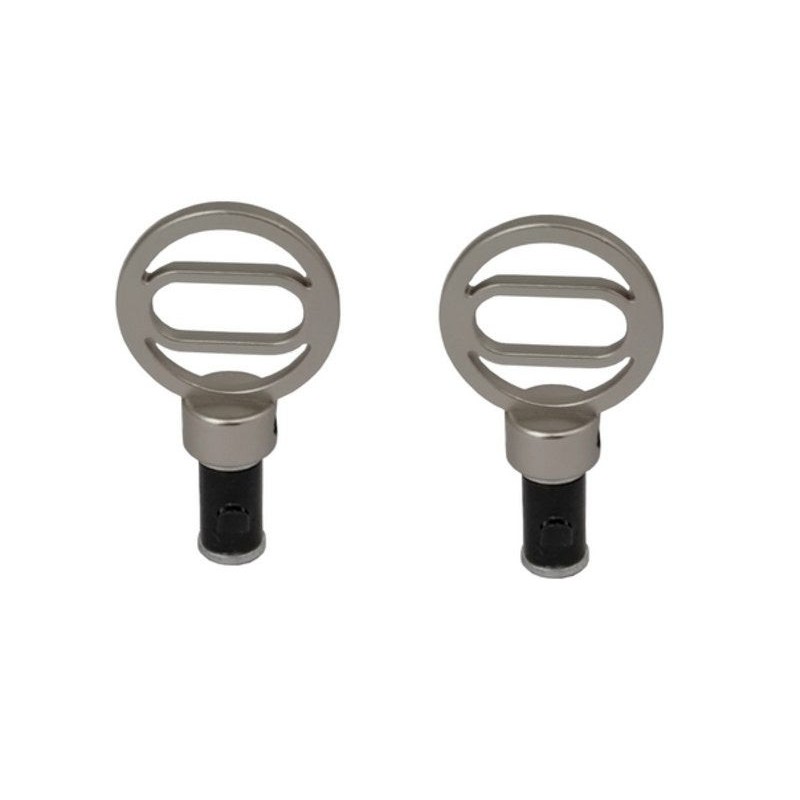 2 embouts pour barre de vitrage  Diam.10 mm  gris -  - meilleure qualité