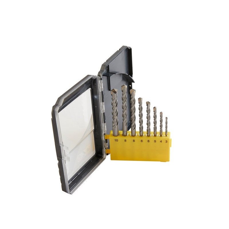 Coffret de 8 forêts beton 3 à  10 mm DEXTER PRO