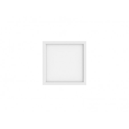 Panneau led Gdansk enki ip20 l.29.5 x 29.5 cm changement de blanc chaud à  blanc froid