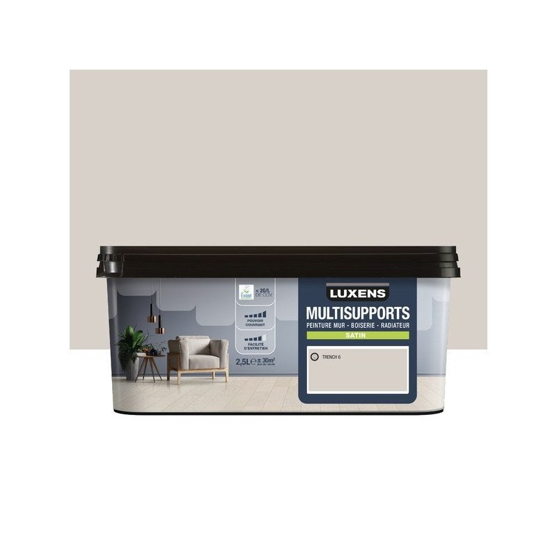 Peinture satiné mur