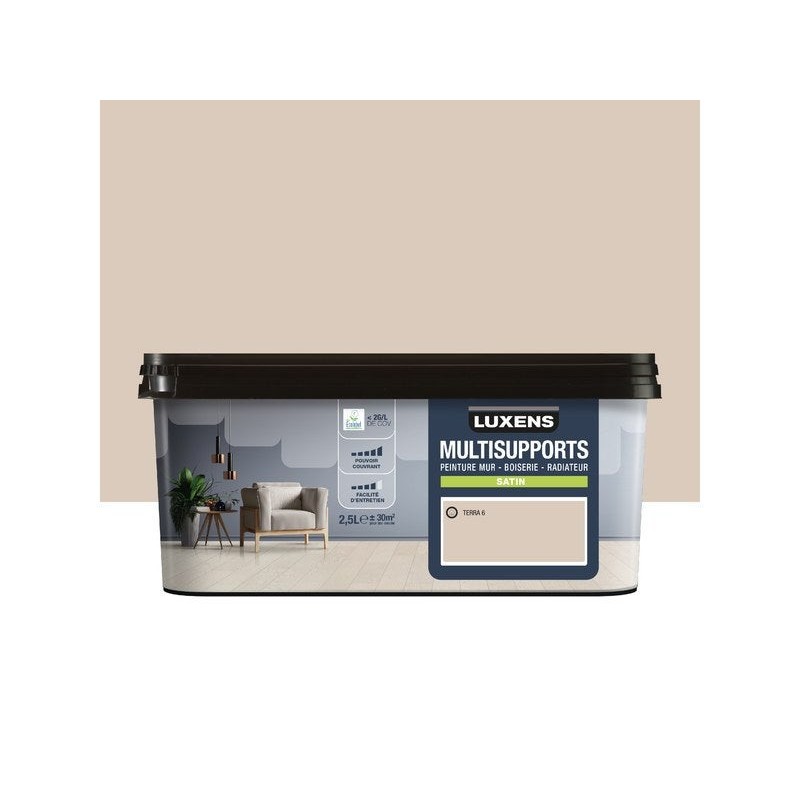 Peinture satiné mur