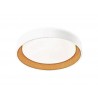 Plafonnier led de salle de bain IP44 Malaidiam. 30 cm métal blanc