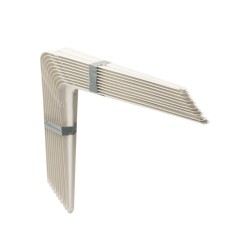 Lot de 10 équerres normo 25X30cm blanche