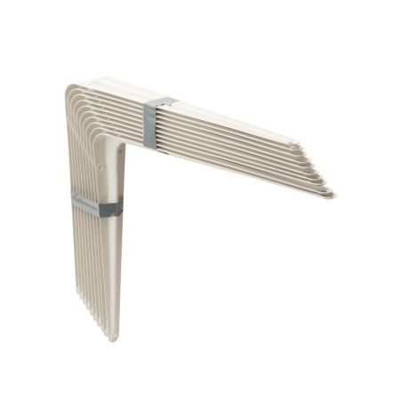 Lot de 10 équerres normo 25X30cm blanche