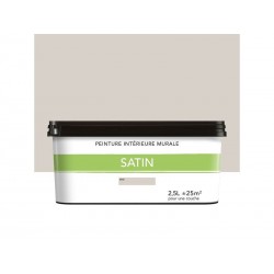 Peinture satiné pour mur intérieur 2.5 litres beige -  - meilleure qualité