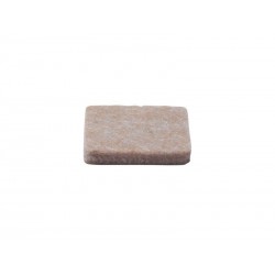 Lot de 8 plaques feutre STANDERS25x25mm beige