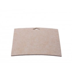 plaque feutre+adhésif STANDERS noir 200x200mm