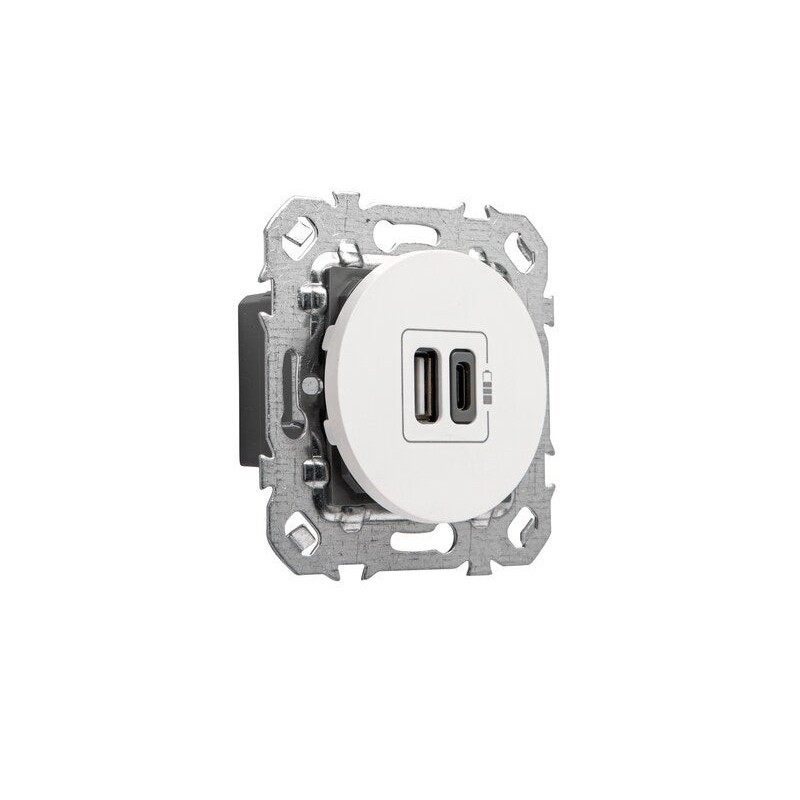 Prise chargeur usb a+c à  assembler Lumia blanc