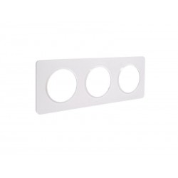 Plaque triple Lumia blanc