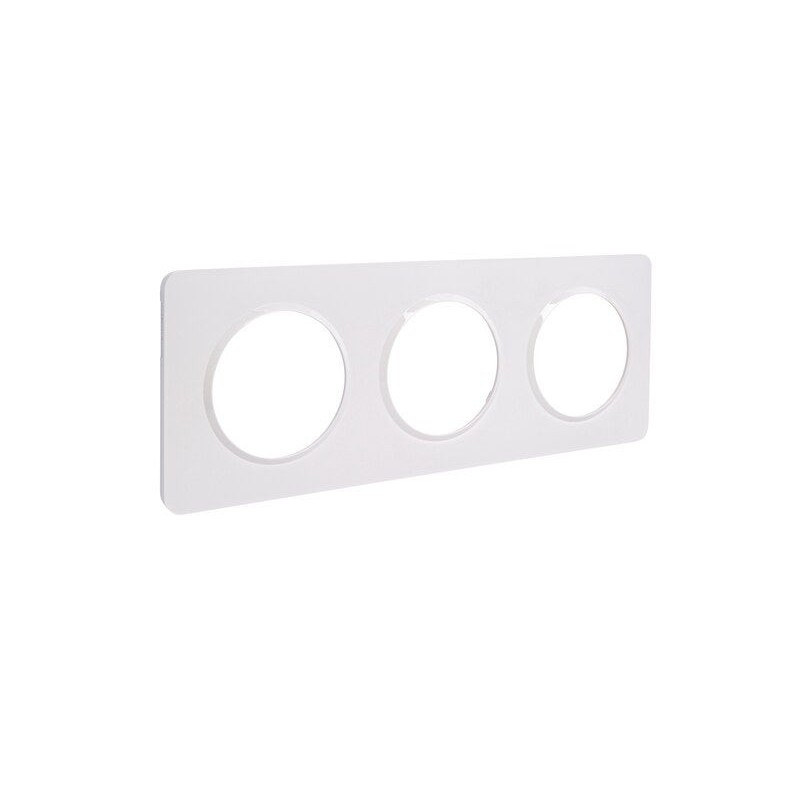 Plaque triple Lumia blanc