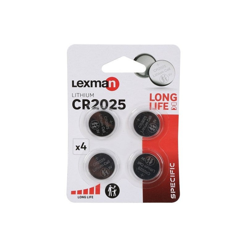 Pile bouton lithium cr2025