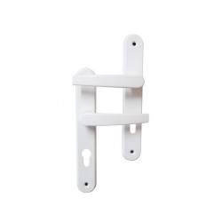 Chloe trou de cylindre en aluminium entraxe 195mm blanc