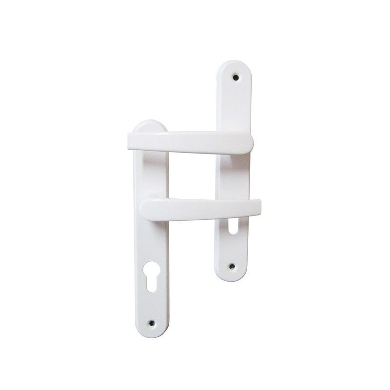 Chloe trou de cylindre en aluminium entraxe 195mm blanc