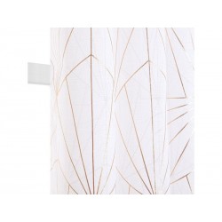 Voilage arda blanc doré 140 x 260 cm -  - meilleure qualité