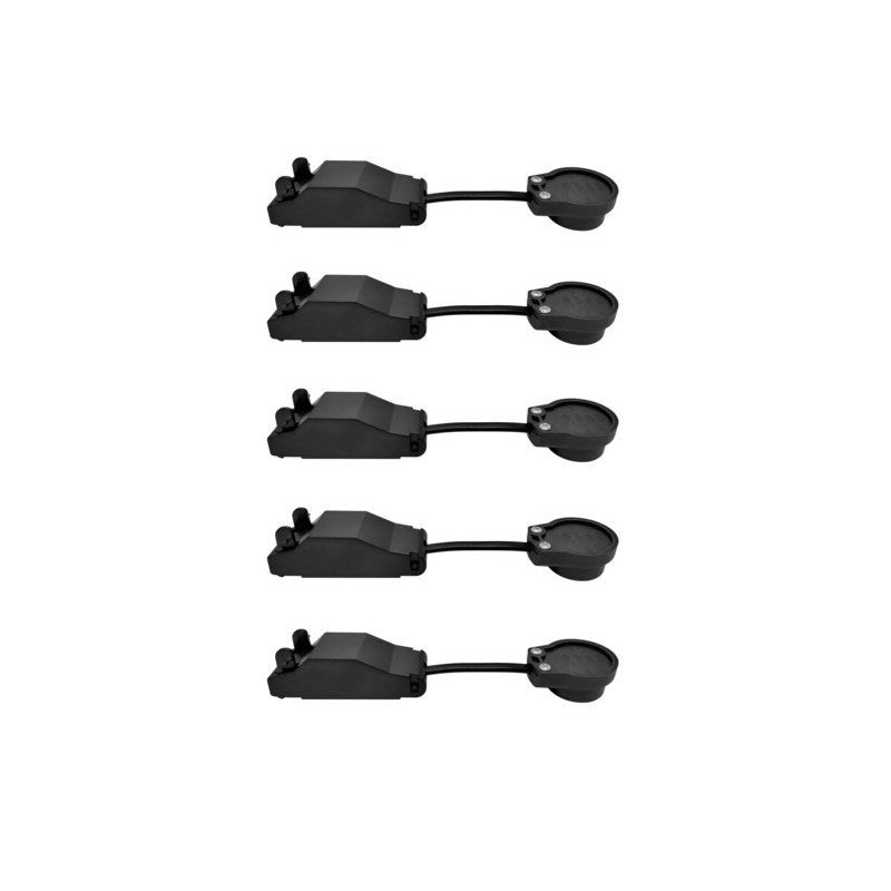 Lot 5 douilles GU10 avec connecteur rapide sans outil