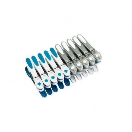 Lot de 20 pinces à  linge fleurs bimatière -  - meilleure qualité