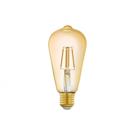 Ampoule connectée led ambré edison E27 500 Lm 45 W variation de blancs