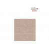 Lot de 8 patins feutre en laine adhésif35 x 24mm beige