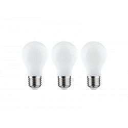 Lot de 3 ampoules led E27 806Lm 60W classe énergétique A blanc neutre