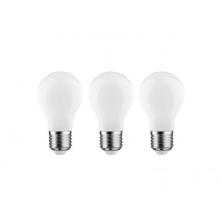 Lot de 3 ampoules led E27 806Lm 60W classe énergétique A blanc neutre