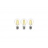 Lot de 3 ampoules led à  filamentE27 806Lm 3.8W