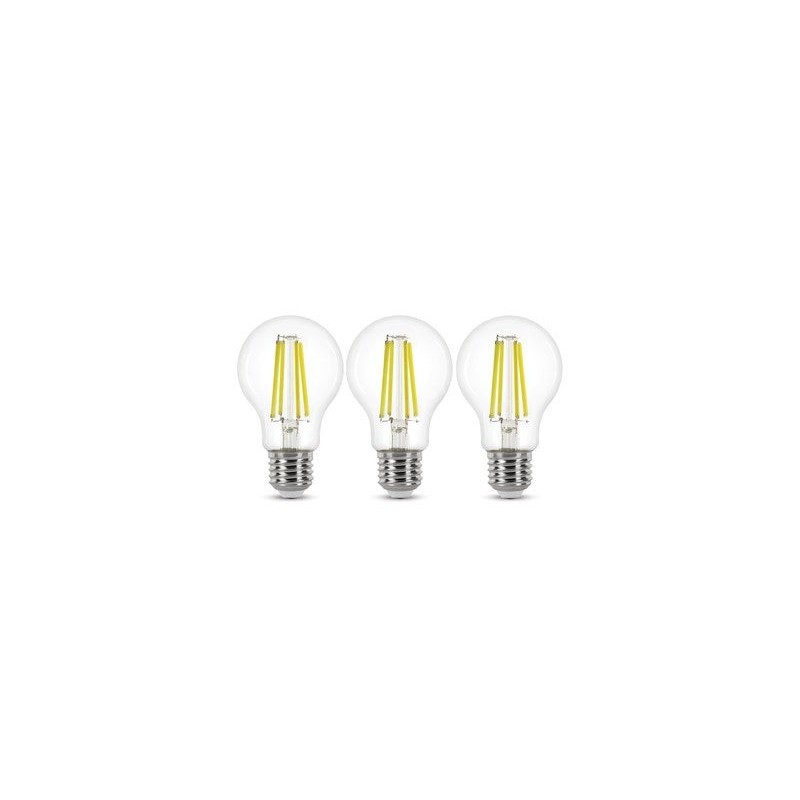 Lot de 3 ampoules led à  filamentE27 806Lm 3.8W
