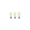 Lot de 3 ampoules led à  filamentE27 806Lm 3.8W