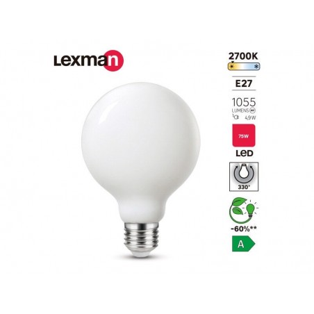 Ampoule led à  filamentE27 1055Lm 4.9W