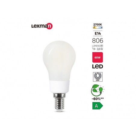 Ampoule led à  filamentE14 806Lm 3.8W