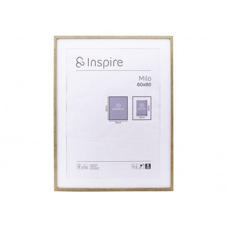 Cadre en bois de chêne Milo  l.60 X H.80 cm - meilleure qualité