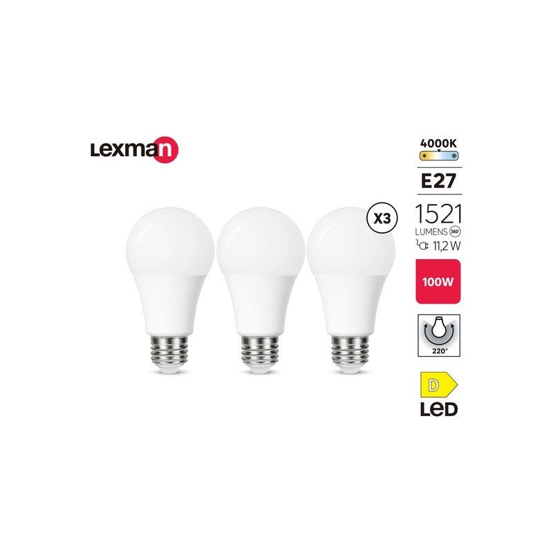 Ampoule led STD E27 100W D 4000 X3