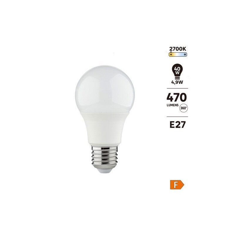 Ampoule ledE27 470Lm 4.9W