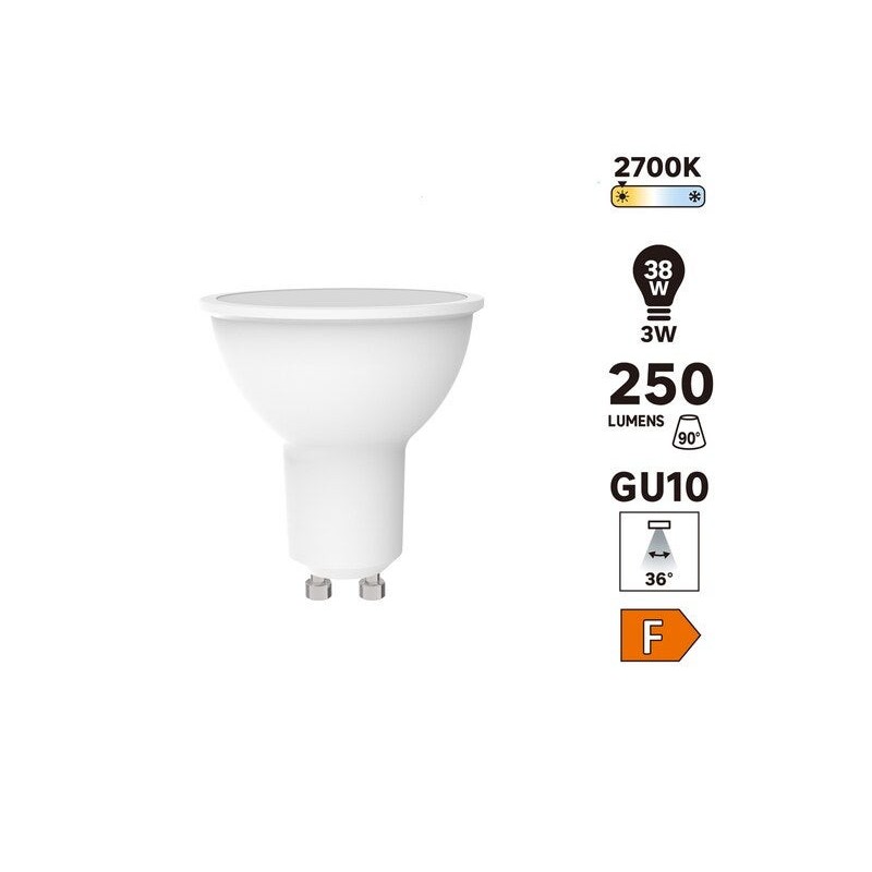 Ampoule ledGU10 250Lm 4.9W