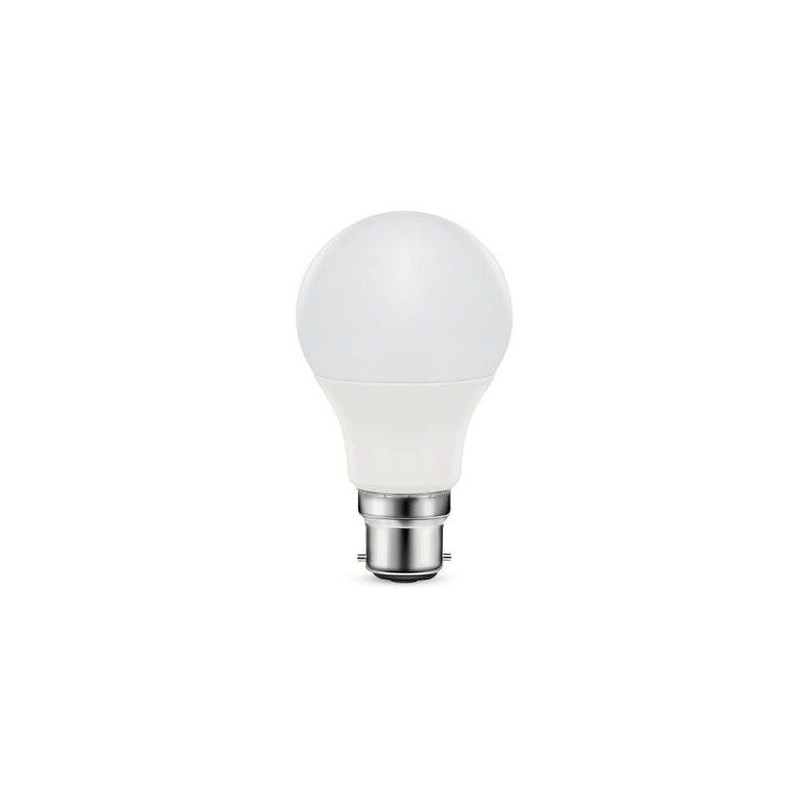 Ampoule led plastique B22 806lm 60W blanc chaud