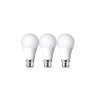 Lot de 3 ampoules led plastique B22 1521lm 100W blanc chaud
